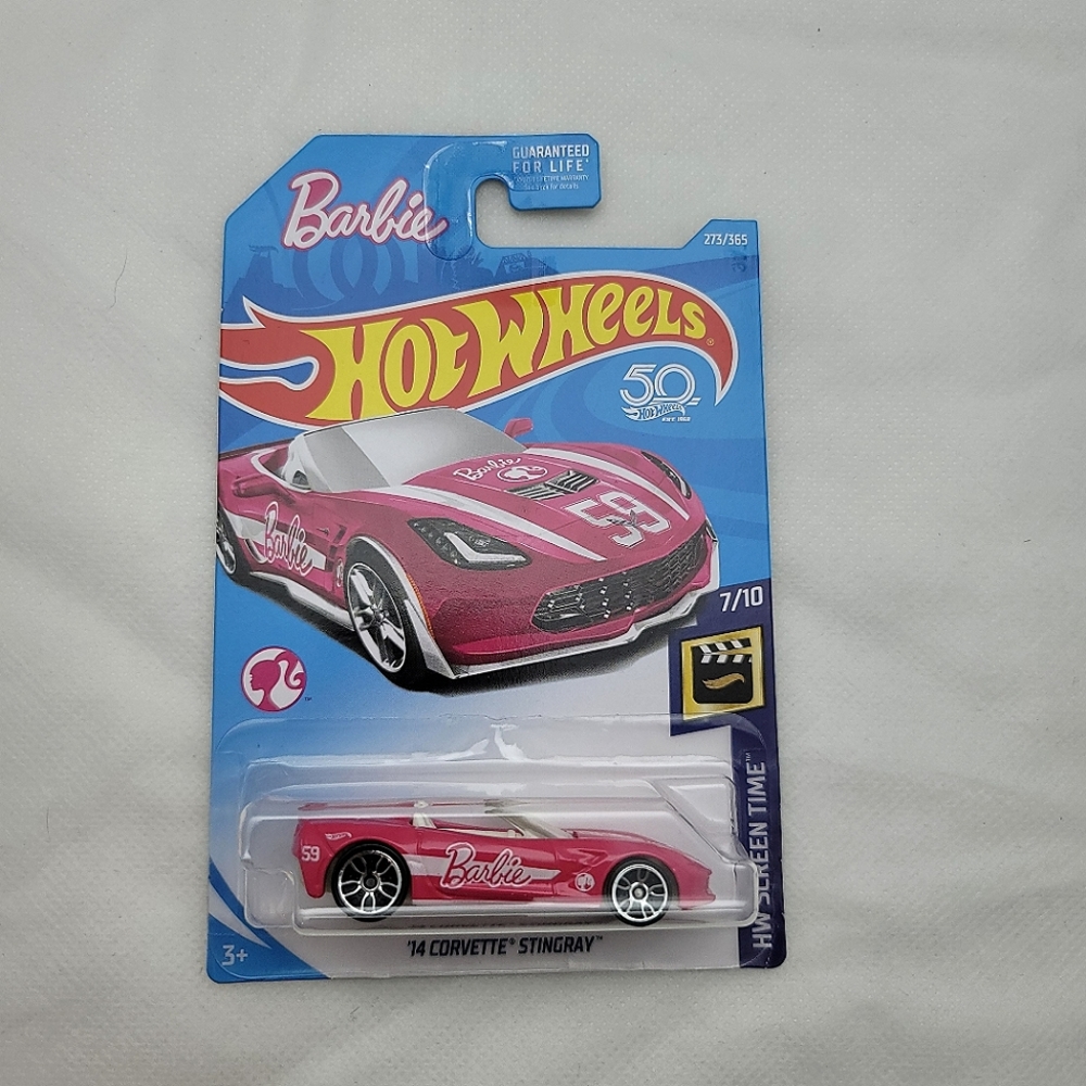 Hot Wheels 50th Anniversary Barbie '14 Corvette Stingray